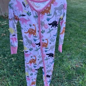 Little Sleepies Multicolor Dinosaur Kids Footie